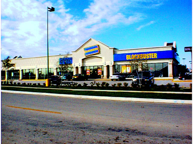 Blockbuster Video Building at Plymouth Park Shopping Center